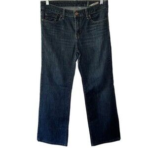 Vintage Y2K Gap Straight Fit Mid Rise Medium Wash Denim Jeans Size 8L